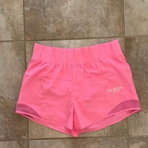 Justice Neon Pink Athletic Shorts Size XL 16/18 Plus Girls